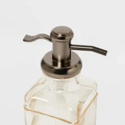 Antique Glass Tall Soap Pump Brown - Threshold™ -Threshold GUEST 015bcf28 a19f 4395 9205 d12000c3ad11