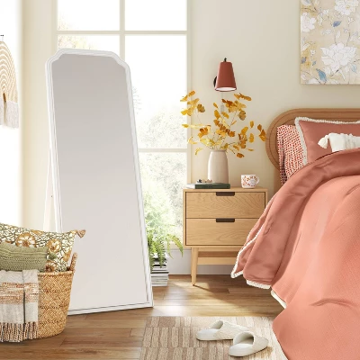 20" X 60" Easel French Country Collection Mirror White - Threshold™ 5 20" X 60" Easel French Country Collection Mirror White - Threshold™ - Image 3