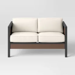 Bryant 2pc Faux Wood Patio Loveseat & Coffee Table - Gray/Natural - Threshold™ 13 Bryant 2pc Faux Wood Patio Loveseat & Coffee Table - Gray/Natural - Threshold™ -Threshold GUEST 05b58bcc 6055 4060 86c3 573372c6e051