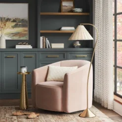 Gooseneck Floor Lamp With Natural Shade - Threshold™ -Threshold GUEST 063ddcc7 fb09 4f67 a1a9 079f74814d67