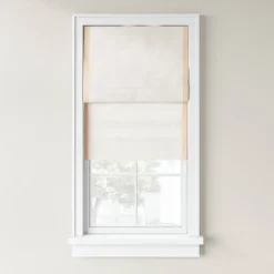 1pc Light Filtering Cordless Linen Blend Roman Window Shade Light Orange - Threshold™ -Threshold GUEST 06dc47d6 ef10 4835 b999 4a5f0b7cb58b