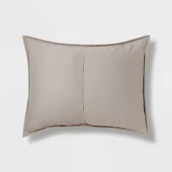 Gray Stitched Stripe Sham (Standard) - Threshold™ -Threshold GUEST 083794e0 cf67 46a3 9882 88543ba34326