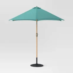 9'x9' Market Patio Umbrella - Light Wood Pole - Threshold™ 41 9'x9' Market Patio Umbrella - Light Wood Pole - Threshold™ -Threshold GUEST 0d7920cf fc5f 4dad a993 553b51c3c213