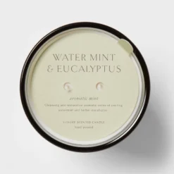 Colored Vase Glass With Dustcover Watermint And Eucalyptus Candle Green - Threshold™ 12 Colored Vase Glass With Dustcover Watermint And Eucalyptus Candle Green - Threshold™ -Threshold GUEST 138a925b cebc 4734 877a 32f650153977