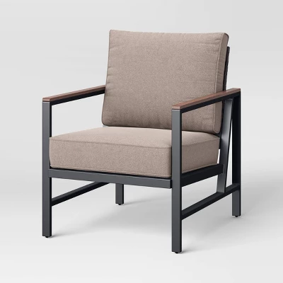 Oak Park 3pc Patio Chat Set - Threshold™ 4 Oak Park 3pc Patio Chat Set - Threshold™ - Image 2