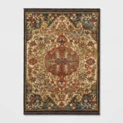 Floral Woven Medallion Persian Rug - Threshold™ -Threshold GUEST 15dbed82 385b 4f98 ac73 439d770df88f