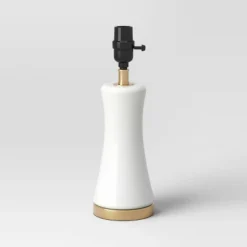 Small Opal Glass Lamp Base White - Threshold™ -Threshold GUEST 169317de 88da 40ac adad deba3191dda1