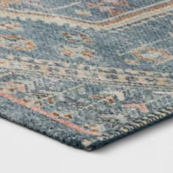 2'3"x3'9" Washable Persian Style Medallion Accent Rug Blue - Threshold™ 6 2'3"x3'9" Washable Persian Style Medallion Accent Rug Blue - Threshold™ -Threshold GUEST 16eb9f25 8081 484a b3c5 a510d9352f67