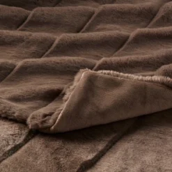 55"x80" Faux Fur Ribbed Bed Throw - Threshold™ 7 55"x80" Faux Fur Ribbed Bed Throw - Threshold™ -Threshold GUEST 187ad95c d67b 4c2a bf9d 725b8f9092af