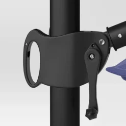 11'x11' Offset Patio Umbrella Navy - Black Pole - Threshold™ -Threshold GUEST 1b6c7dc3 50bb 4249 9b26 a634e2fbe7a1