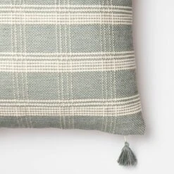 Woven Plaid Throw Pillow With Tassel Zipper - Threshold™ Designed With Studio McGee -Threshold GUEST 1df16719 4e19 4c97 8c66 09413c8521ec