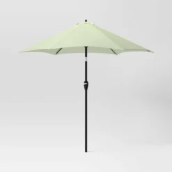 9'x9' Market Patio Umbrella - Black Pole - Threshold™ -Threshold GUEST 1e118571 0d36 4d3c 9db7 5fafc02427c9