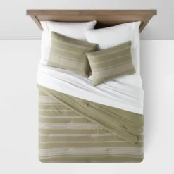 Cotton Woven Stripe Comforter & Sham Set - Threshold™ -Threshold GUEST 1e8aa9aa 2419 448e bfb2 763b7871cb30