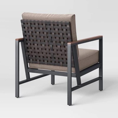 Oak Park 3pc Patio Chat Set - Threshold™ 6 Oak Park 3pc Patio Chat Set - Threshold™ - Image 4