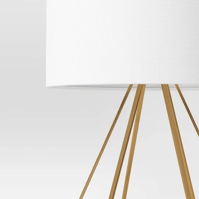 Large Geo Table Lamp Brass - Threshold™ 5 Large Geo Table Lamp Brass - Threshold™ - Image 3