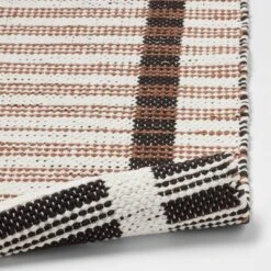 20"x32" Modern Reversible Colorblock Striped Bath Rug - Threshold™ -Threshold GUEST 24ea249e affa 43e3 acb6 b1b205a9ebaf