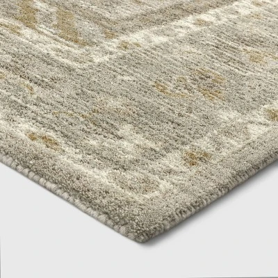 Wool Tufted Geometric Persian Area Rug - Threshold 3 Wool Tufted Geometric Persian Area Rug - Threshold