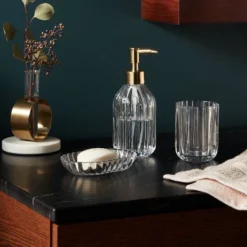 3pc Traditional Coordinate Bath Bundle Set - Threshold™