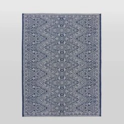 Tapestry Outdoor Rug Blue - Threshold™ -Threshold GUEST 353dfeee 311e 4c70 8e49 b6d84f4dc1c4
