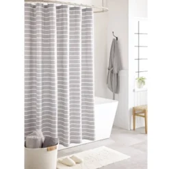 Stripe Shower Curtain Radiant Gray - Threshold™ 9 Stripe Shower Curtain Radiant Gray - Threshold™ -Threshold GUEST 361663b5 09b6 461c 804e 92e9346fbd54