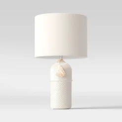 Large Assembled Ceramic Table Lamp White - Threshold™ -Threshold GUEST 36ca6830 59dc 4af0 b5bc aa234fea89de
