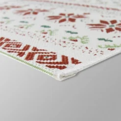 5' X 7' Fair Isle Outdoor Rug Red - Threshold™