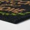 1'6"x2'6"/18"x30" Welcome To Our Home Doormat Black - Threshold™ 1 1'6"x2'6"/18"x30" Welcome To Our Home Doormat Black - Threshold™ -Threshold GUEST 3cf50533 8185 4095 acd4 79083160ef66