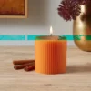 Ribbed Pillar Pumpkin Spice Candle - Threshold™ -Threshold GUEST 409ae1ea b3ec 4015 81c1 19b6ed2b7996