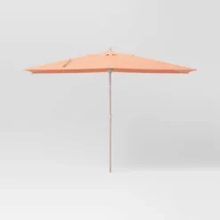10'x6' Rectangular Market Patio Umbrella - Light Wood Pole - Threshold™ 38 10'x6' Rectangular Market Patio Umbrella - Light Wood Pole - Threshold™ -Threshold GUEST 427598f4 b2c9 461e bcfd 67f89a9a1441