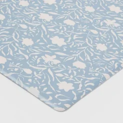 60" X 20" Floral Comfort Runner Mat Blue - Threshold™ -Threshold GUEST 4346afb5 32bb 4027 ac4d a99101c4de88
