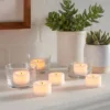 6pk LED Tealight Flameless Black Wick Candles White - Threshold™ -Threshold GUEST 47b0ee6f e021 4037 9341 27a6c0e86aec