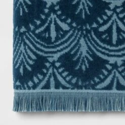 Plush Scallop Towel Teal Blue - Threshold™ -Threshold GUEST 4c58bb4f ea81 46e2 888a df578b814123