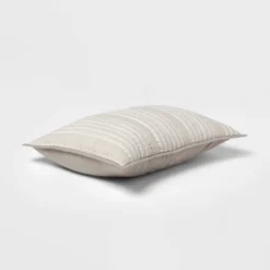 Gray Stitched Stripe Sham (Standard) - Threshold™ -Threshold GUEST 4e4d9366 4232 4dc0 a4e2 2c59315f155f