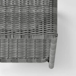 Monroe Wicker Patio Side Table - Gray - Threshold™ -Threshold GUEST 50e15cbf b562 4609 8cda f68d826cf295