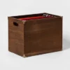 Wood File Holder Brown - Threshold™