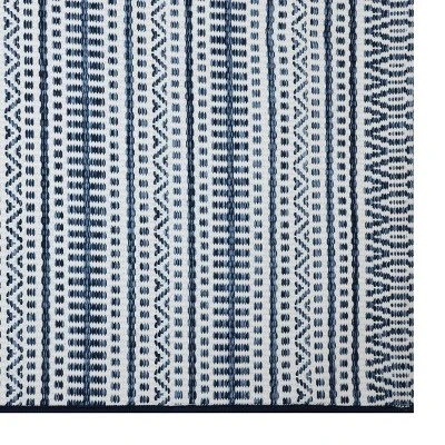 Pattern Stripe Outdoor Rug Blue - Threshold 3 Pattern Stripe Outdoor Rug Blue - Threshold