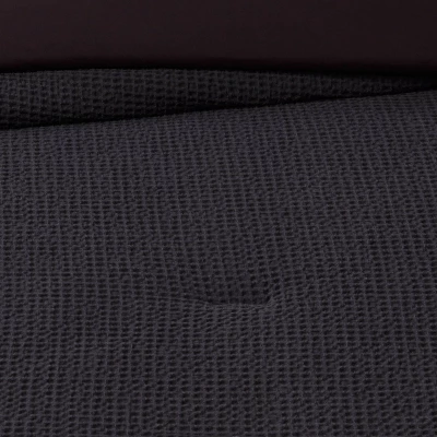 Washed Waffle Weave Comforter & Pillow Sham Set - Threshold 5 Washed Waffle Weave Comforter & Pillow Sham Set - Threshold - Image 3