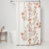 Blooms Flat Weave Shower Curtain Coral - Threshold™ 1 Blooms Flat Weave Shower Curtain Coral - Threshold™ -Threshold GUEST 53008e0c 3d48 4b34 af4e 7619a9d938f5