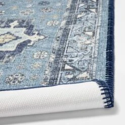 Vintage Persian Medallion Kitchen Rug Blue - Threshold™ -Threshold GUEST 542826fe 714b 49ea bc14 c43a2adfca20