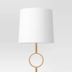 Metal Ring Floor Lamp Brass (Includes LED Light Bulb) - Threshold™ -Threshold GUEST 562caccf d902 40af 8c30 977005b51350