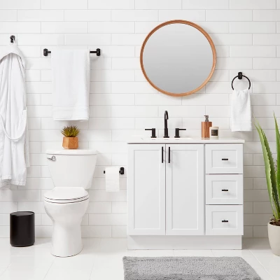 4pc Bath Hardware Set - Threshold™ 3 4pc Bath Hardware Set - Threshold™