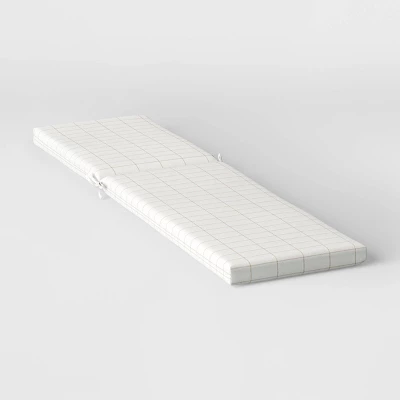 Woven Printed Outdoor Chaise Lounge Cushion - Threshold™ 4 Woven Printed Outdoor Chaise Lounge Cushion - Threshold™ - Image 2