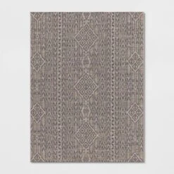 Outlined Geo Pattern Outdoor Rug Neutral - Threshold™ -Threshold GUEST 58bd96f1 c444 44c7 9b14 49816df14462