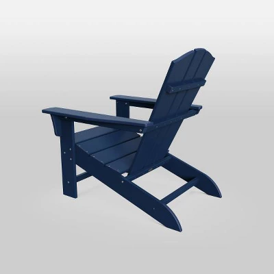 Shawboro POLYWOOD Patio Adirondack Chair, Outdoor Furniture - Navy - Threshold™ 3 Shawboro POLYWOOD Patio Adirondack Chair, Outdoor Furniture - Navy - Threshold™ - Image 2