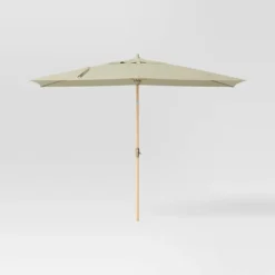 10'x6' Rectangular Market Patio Umbrella - Light Wood Pole - Threshold™ 41 10'x6' Rectangular Market Patio Umbrella - Light Wood Pole - Threshold™ -Threshold GUEST 5fb33983 be50 4af3 8602 ec3479445938