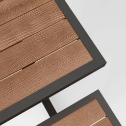 Bryant Faux Wood Rectangle Patio Picnic Table - Gray/Natural Wood - Threshold™ 7 Bryant Faux Wood Rectangle Patio Picnic Table - Gray/Natural Wood - Threshold™ -Threshold GUEST 61163d69 eb47 45b7 8fe5 b465c4217b59