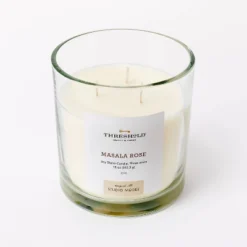 Clear Glass Masala Rose Candle White - Threshold™ Designed With Studio McGee -Threshold GUEST 6158848c d4f8 4efe 93c4 8a58a533ee09