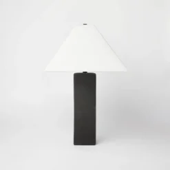 Square Table Lamp With Tapered Shade Black - Threshold™ Designed With Studio McGee -Threshold GUEST 67720aad 1e4a 473b bcc8 0dbf1c5e0298