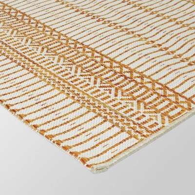 Woven Outdoor Rug Orange - Threshold™ 3 Woven Outdoor Rug Orange - Threshold™