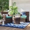Halsted 5pc Wicker Small Space Patio Furniture Set - Threshold 2 Halsted 5pc Wicker Small Space Patio Furniture Set - Threshold -Threshold GUEST 6a55bc04 4a1b 43de 8d11 a7526852821c